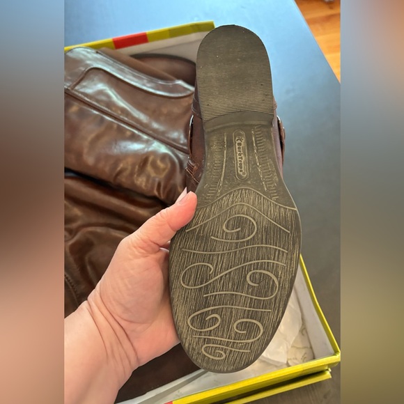 BareTraps Boots Julee w/ Original Box Women's Size 9M Brown Leather EUC - Picture 2 of 8